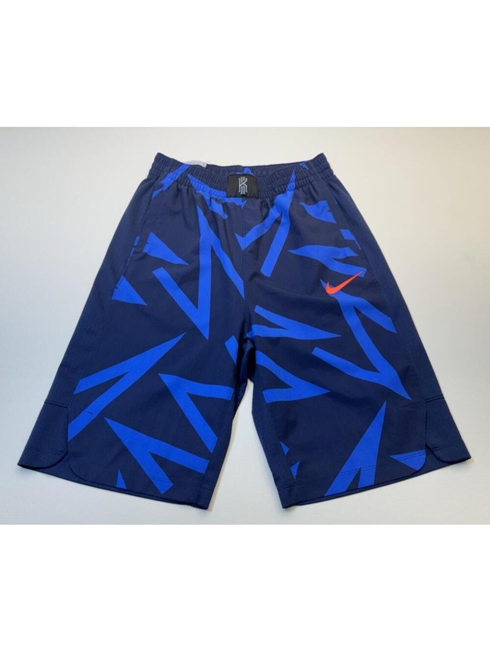Nike Sheild 844318-480 Graphic Basketball Shorts Boy's XL Navy Blue 9967